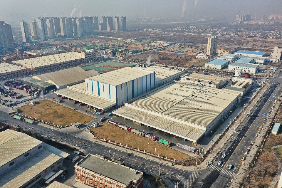 顶津(康师傅)兰州安宁厂|厂区航拍 · 生产与仓储建筑